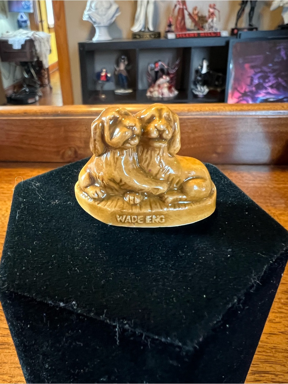 Vintage Porcelain Puppies Figurine